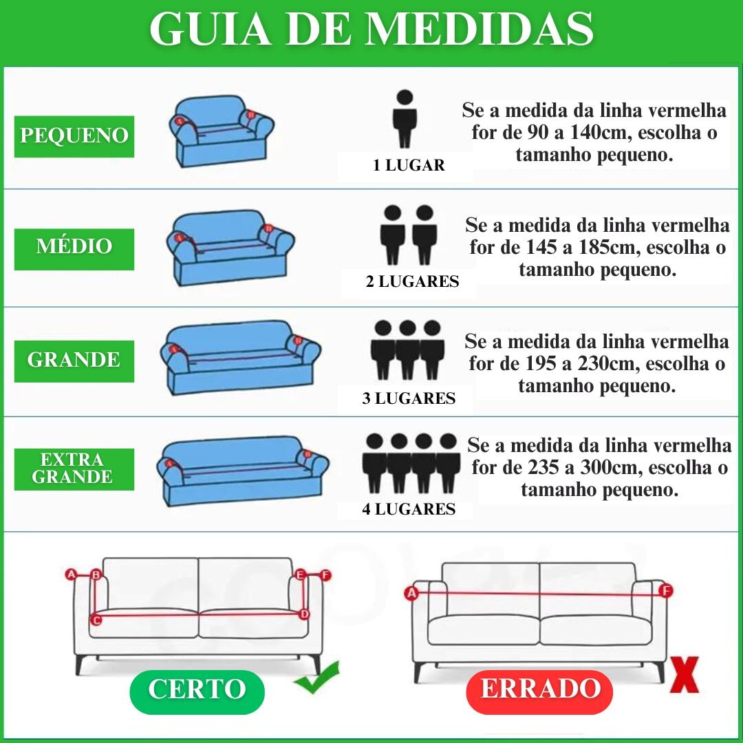 Capa Protetora para Sofá - Proteção Ideal com Estilo - Creme CapasSofaCadeira001 Cama Conforto