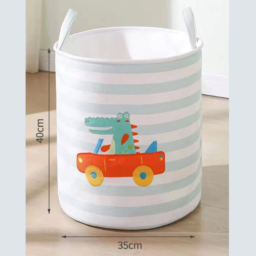 Cesto Dobrável Para Guardar Brinquedos - Jacaré Organizadores012 Cama Conforto Tambor