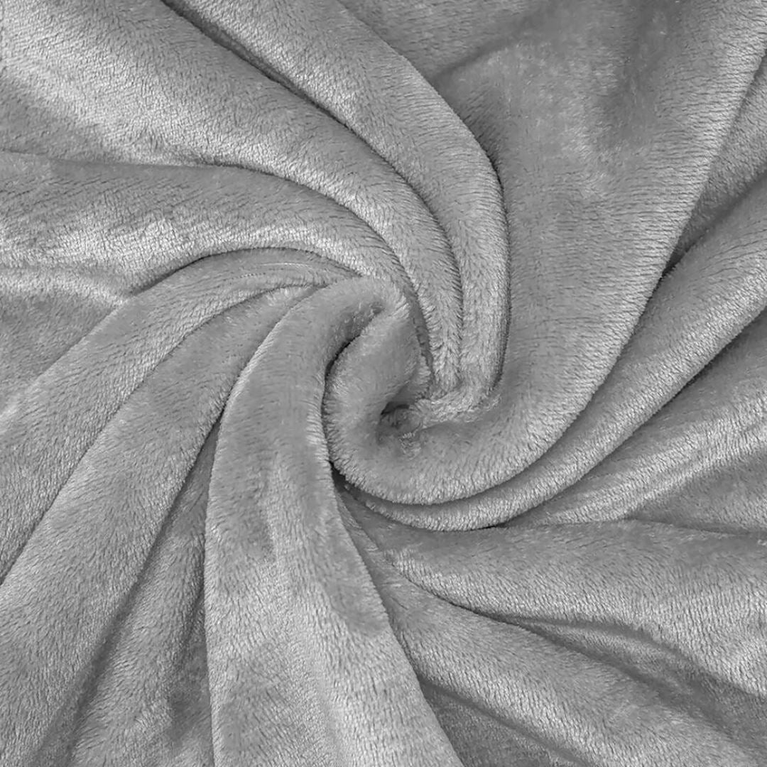 Cobertor de Pele Sintética de Luxo - Aconchego e Elegância para Sua Casa - Cinza Cobertores029 Cama Conforto
