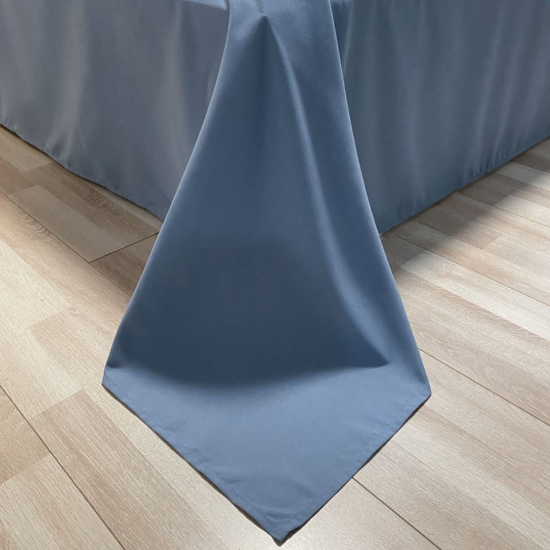 Conjunto de Roupa de Cama Nórdica em Algodão 100% - Luxo e Conforto - Azul Roupa de Cama064 Cama Conforto