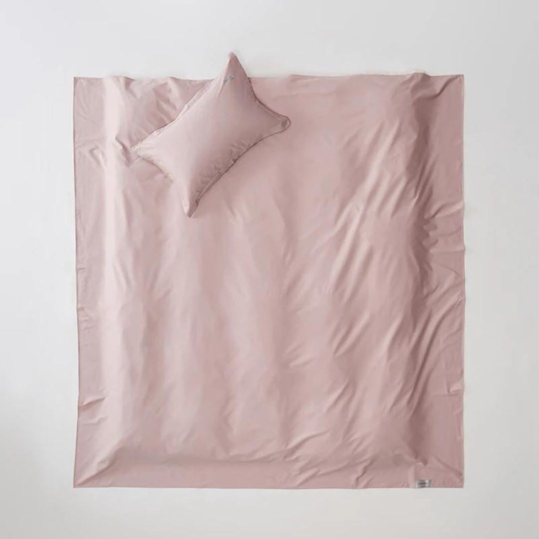 Lençóis de Algodão Egípcio 1000 Fios - Luxo e Conforto Moderno para Noites Inigualáveis - Rosa Roupa de Cama055 Cama Conforto Viúva (120x200cm) Rosa