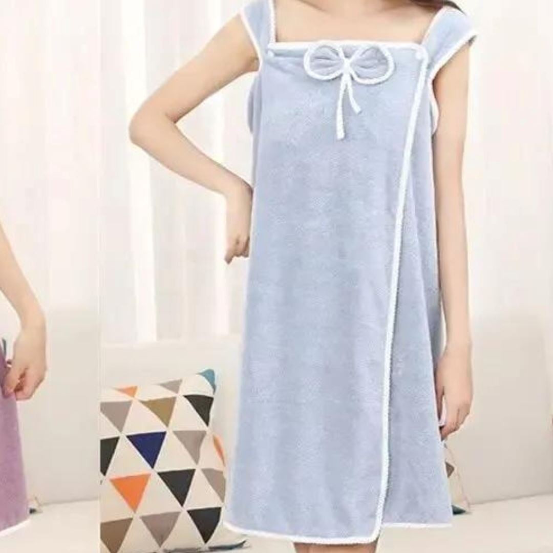 Roupão Coral Luxuoso - Conforto Absoluto e Estilo Elegante em uma Única Peça - Azul Banho035 Cama Conforto Azul