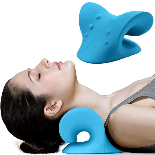 Almofada Cervical: Alívio Imediato e Relaxamento Travesseiros006 Cama Conforto Azul 