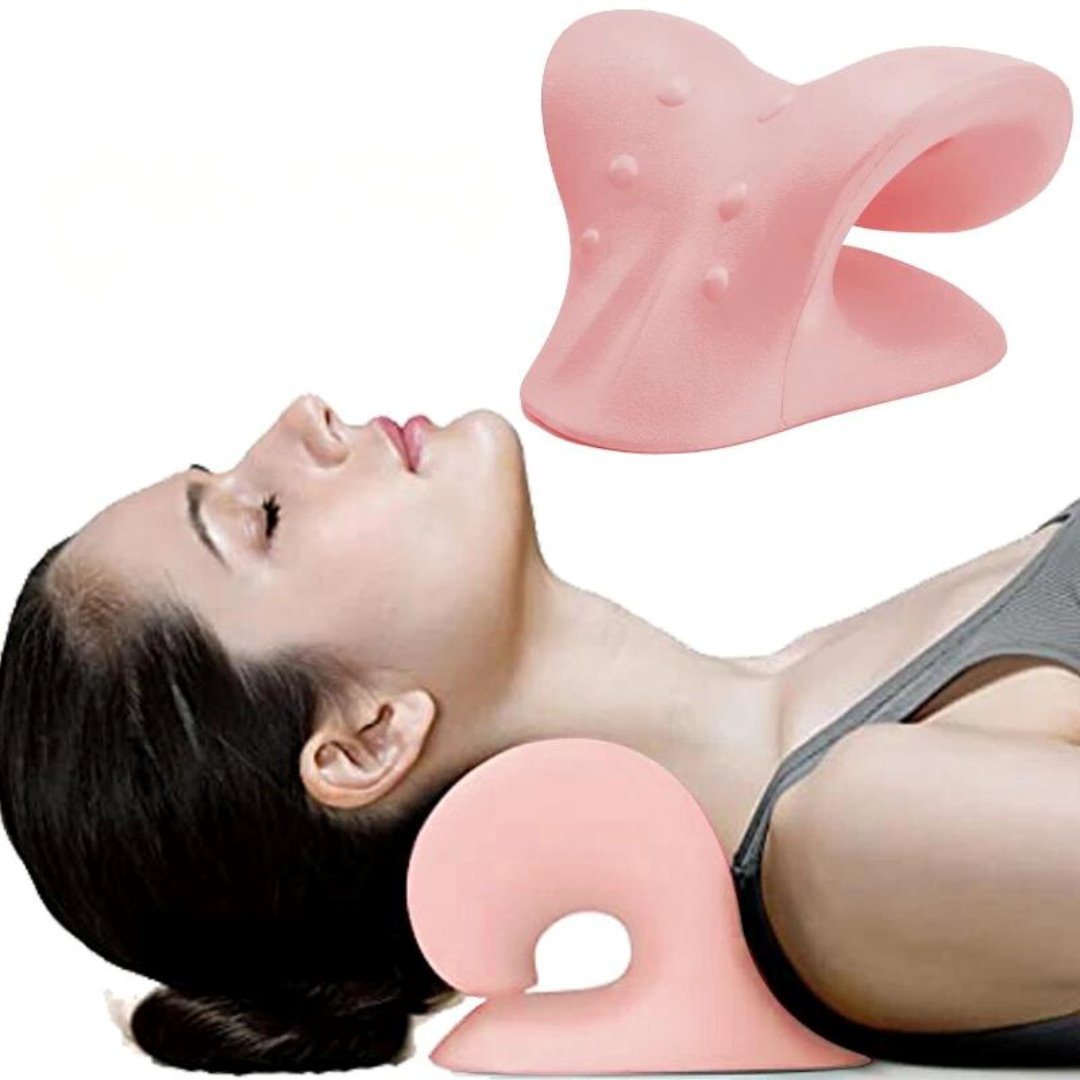 Almofada Cervical: Alívio Imediato e Relaxamento Travesseiros006 Cama Conforto Rosa 