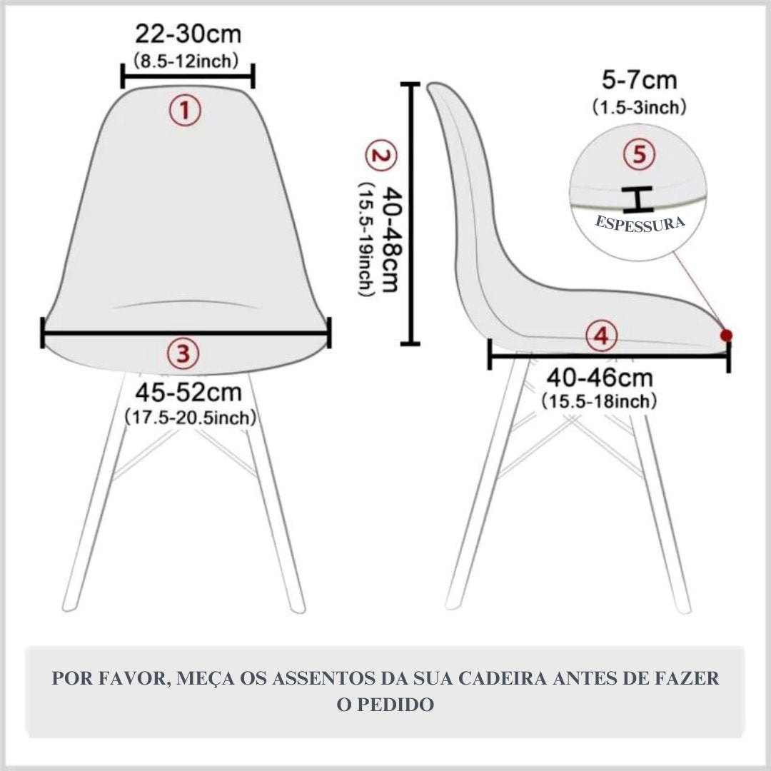 Capa de Cadeiras Estampadas em Poliéster - Elegância e Proteção para sua Casa CapasSofaCadeira005 Cama Conforto 