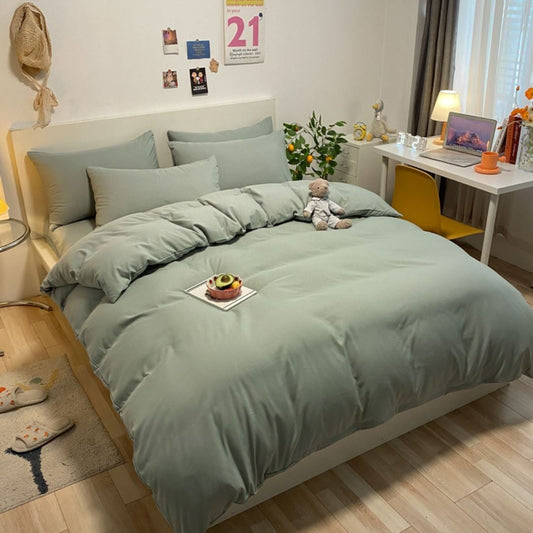 Conjunto de Roupa de Cama Nórdica em Algodão 100% - Luxo e Conforto - Verde Roupa de Cama065 Cama Conforto Casal (180x220cm) Verde 