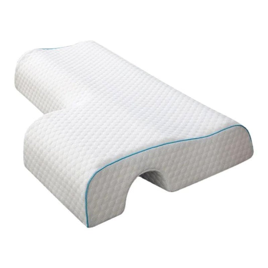 ErgoDuo - Almofada Ortopédica de Espuma de Memória para Casais: Conforto e Suporte Travesseiros010 Cama Conforto 