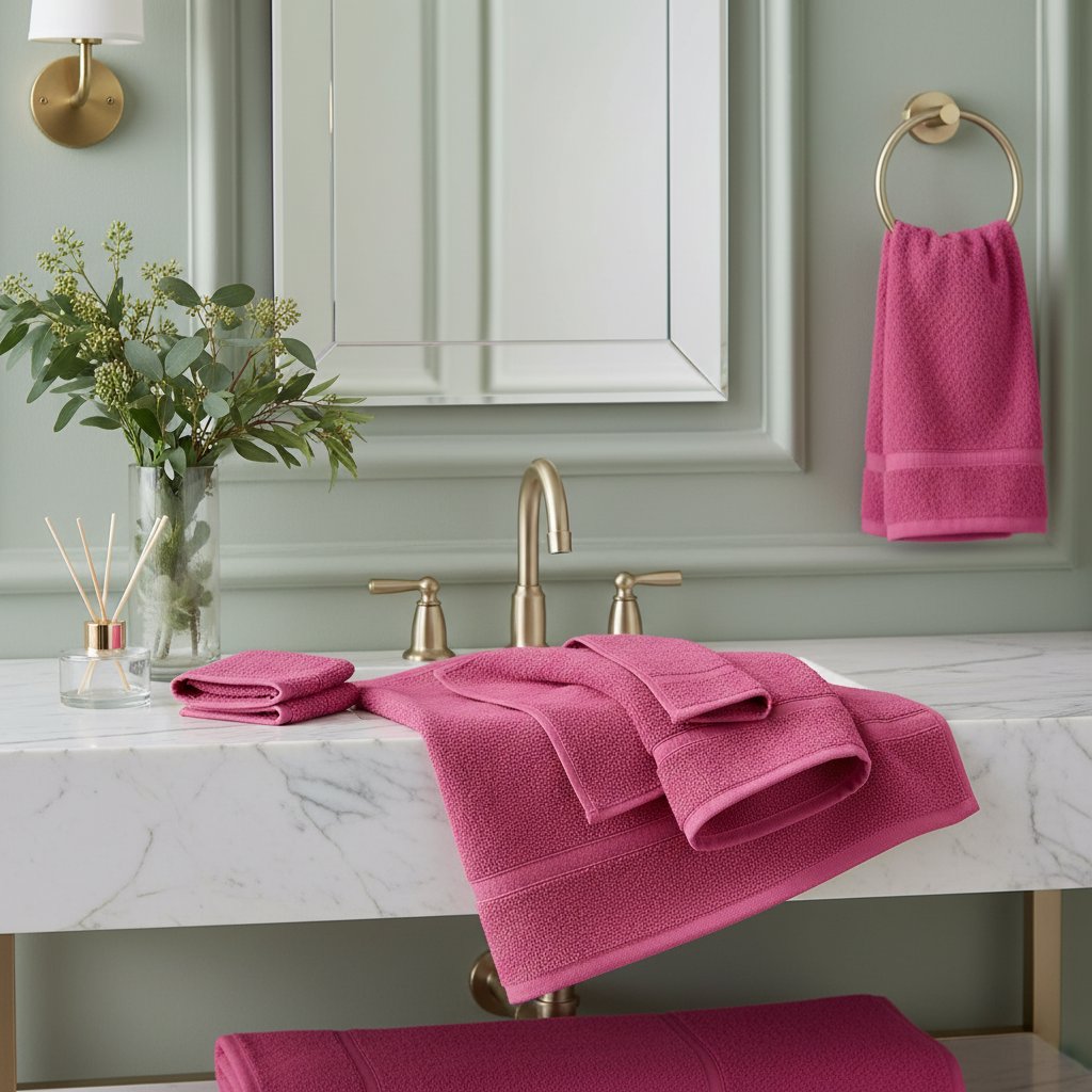 Jogo de Toalhas Noblesse Concept 5 Peças - 100% Algodão com Barra Decorativa e Toque Extra Macio BanhoNacional003 Cama Conforto 