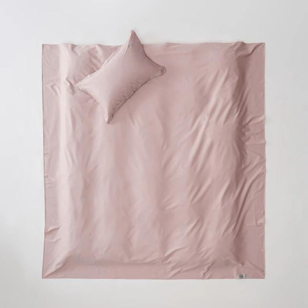 Lençóis de Algodão Egípcio 1000 Fios - Luxo e Conforto Moderno para Noites Inigualáveis - Rosa Roupa de Cama055 Cama Conforto Viúva (120x200cm) Rosa 