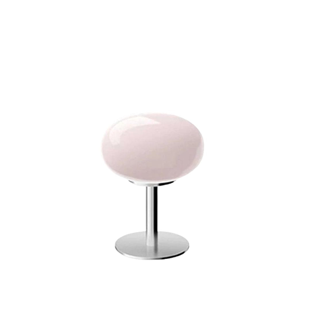Luminária de Mesa LED Artística - Iluminação Ambiente e Decoração Retro Iluminação009 Cama Conforto Rosa 