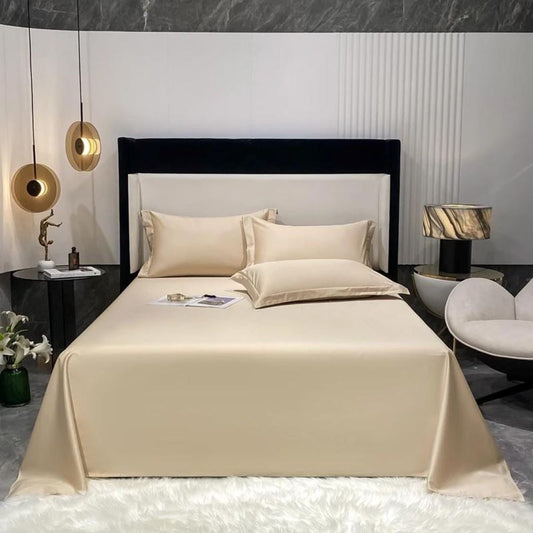 Luxo em Lençol 800 Fios - Algodão Egípcio Premium para Conforto Máximo e Ajuste Perfeito - Dourado Roupa de Cama022 Cama Conforto Viúva (120x200cm) Dourado 