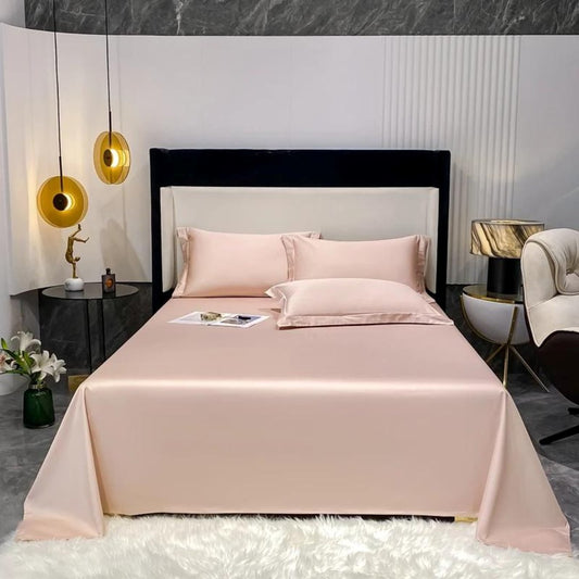 Luxo em Lençol 800 Fios - Algodão Egípcio Premium para Conforto Máximo e Ajuste Perfeito Roupa de Cama015 Cama Conforto Viúva (120x200cm) Rosa 