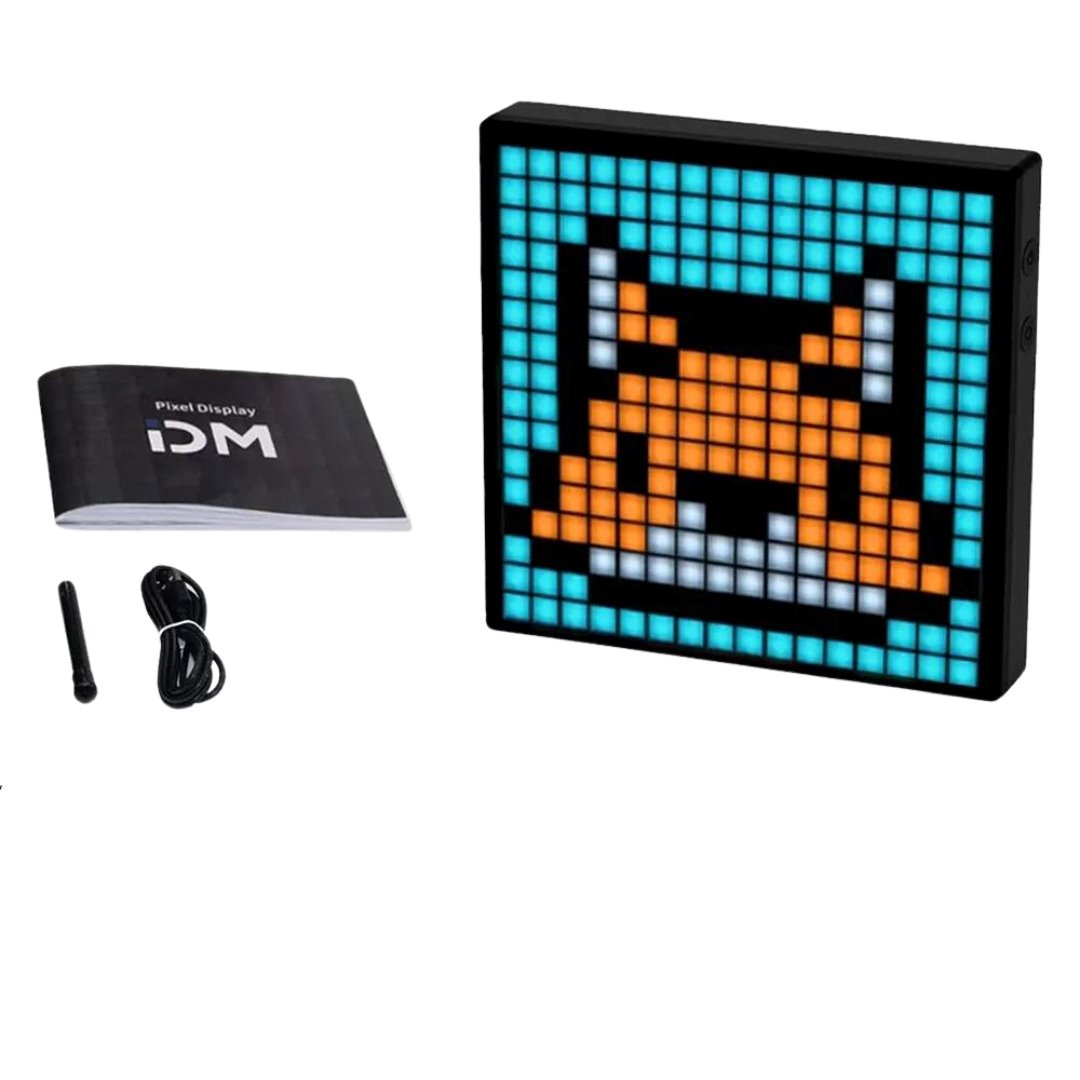 Luz de Pixel LED Inteligente Programável - Controle de Aplicativo e Decoração Versátil Iluminação010 Cama Conforto 16x16 Pixels 