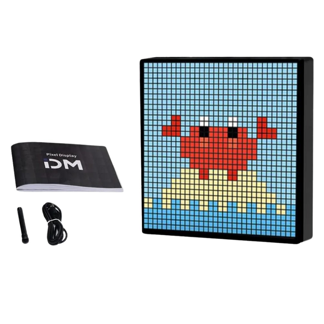 Luz de Pixel LED Inteligente Programável - Controle de Aplicativo e Decoração Versátil Iluminação010 Cama Conforto 32x32 Pixels 