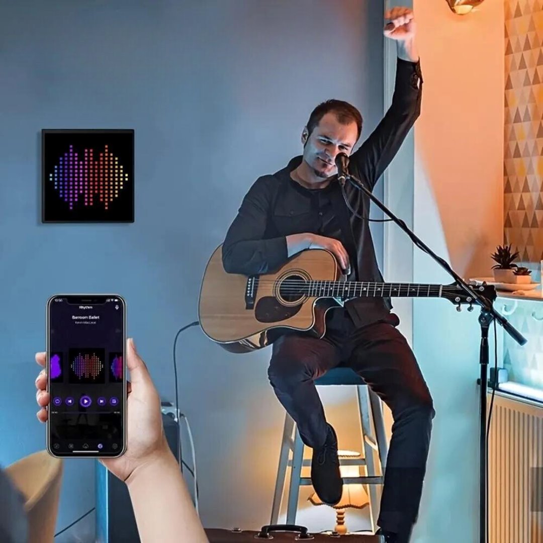 Luz de Pixel LED Inteligente Programável - Controle de Aplicativo e Decoração Versátil Iluminação010 Cama Conforto 