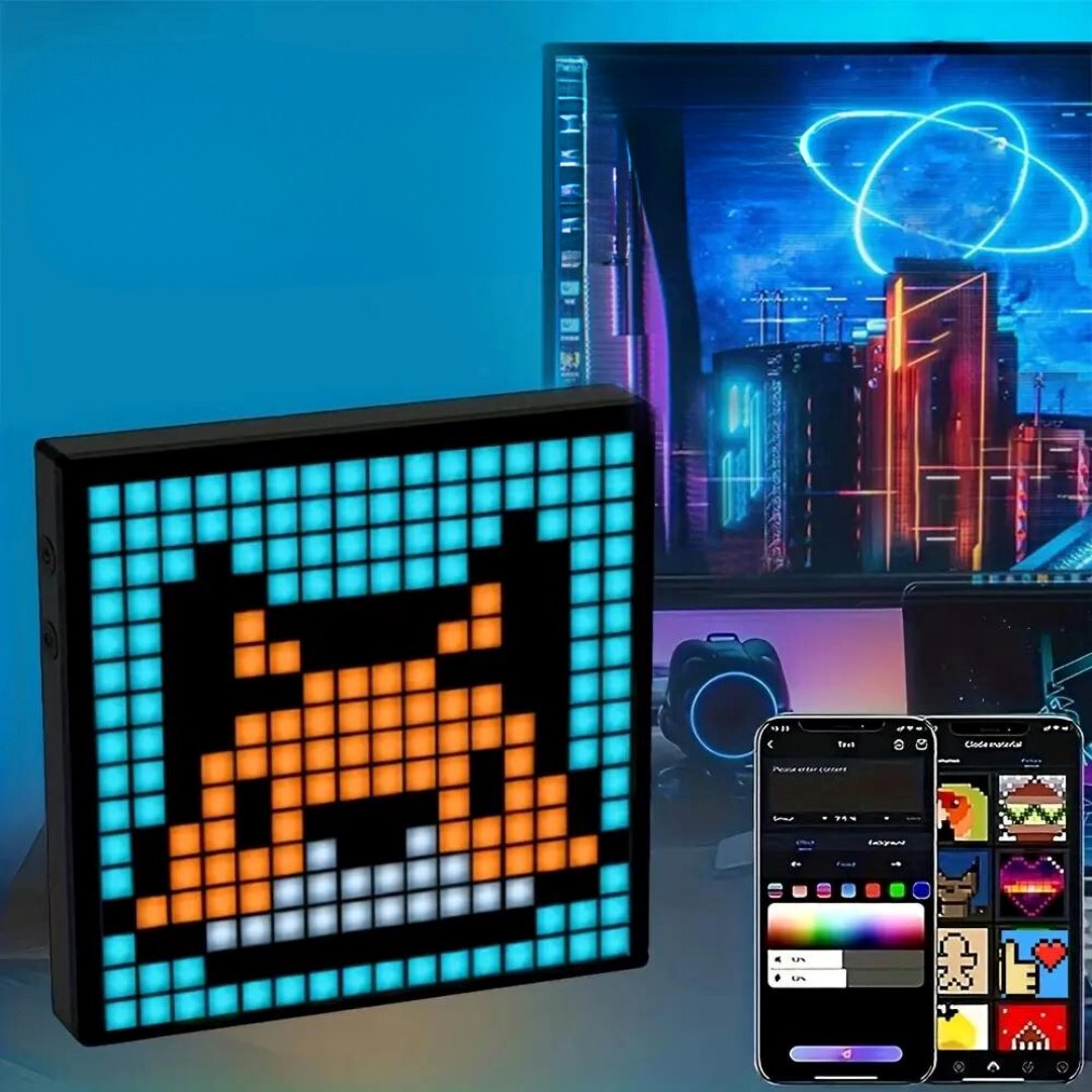 Luz de Pixel LED Inteligente Programável - Controle de Aplicativo e Decoração Versátil Iluminação010 Cama Conforto 