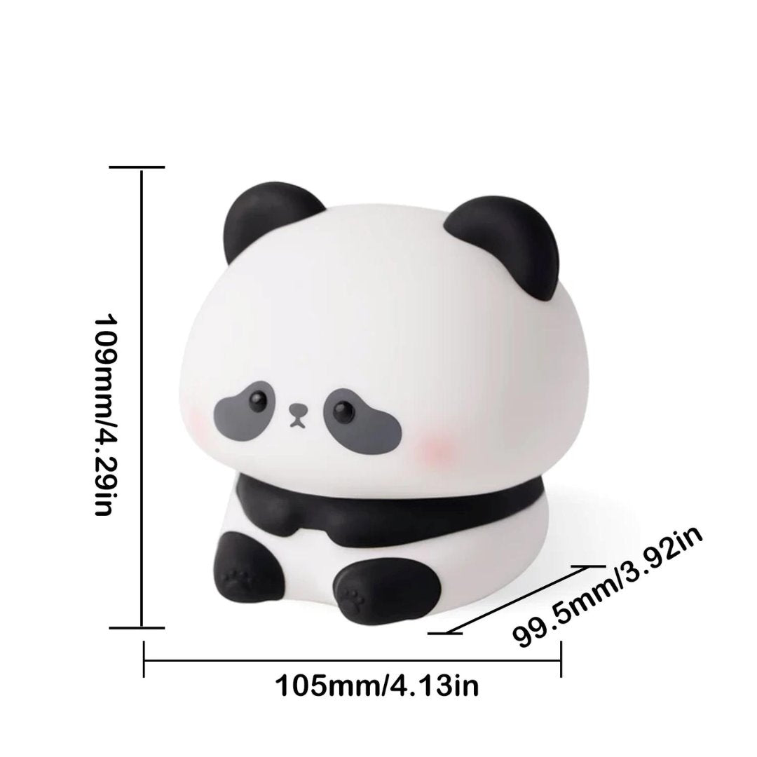 Luz Noturna LED Sensor de Toque USB Recarregável - Panda Iluminação016 Cama Conforto 