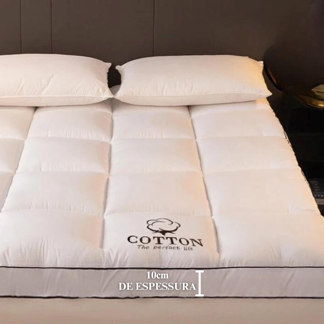 Pillow Top Luxuoso para Colchão - Noites de Sono Aconchegantes e Revitalizantes Capas010 Cama Conforto 