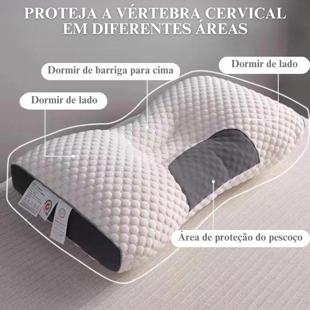 PillowCloud - Noites de Sono Inigualáveis com Suporte Ortopédico Travesseiros007 Cama Conforto 