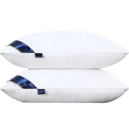 PillowSoft Branco Bounce Back: Almofada 5 Estrelas para Adultos, Macia e Confortável, 100% Algodão Travesseiros011 Cama Conforto 