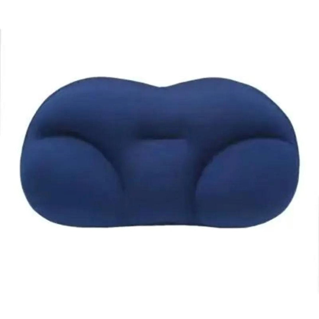 Travesseiro Ergonômico Oval de Espuma - Conforto Personalizado Travesseiros002 Cama Conforto Azul 